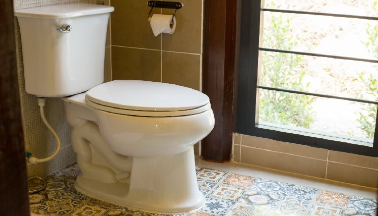 Toilet In Bathroom
