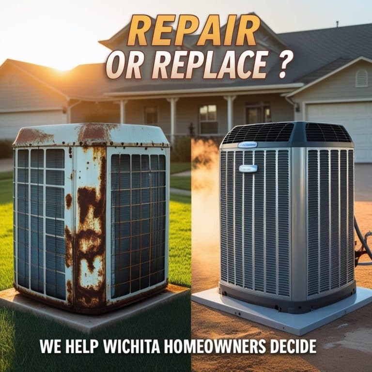 Ac Repair Vs Replacement Wichita Ontimeplumbing