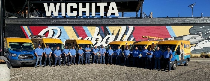 On Time Team At Witchita Baseball Field Small